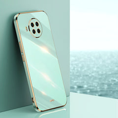 XINLI Straight Edge 6D Electroplate TPU Phone Case, For Xiaomi Mi 10 5G, For Xiaomi Mi 10S, For Xiaomi Mi 10T Lite 5G