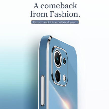 XINLI Straight Edge 6D Electroplate TPU Phone Case, For Xiaomi Mi 11, For Xiaomi Mi 11 Ultra, For Xiaomi Mi 11 Lite