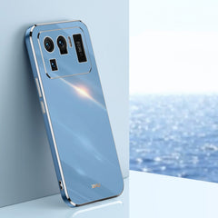 XINLI Straight Edge 6D Electroplate TPU Phone Case, For Xiaomi Mi 11, For Xiaomi Mi 11 Ultra, For Xiaomi Mi 11 Lite