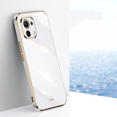 XINLI Straight Edge 6D Electroplate TPU Phone Case, For Xiaomi Mi 11, For Xiaomi Mi 11 Ultra, For Xiaomi Mi 11 Lite