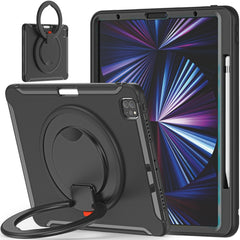 Shockproof TPU + PC Protective Case with 360 Degree Rotation Foldable Handle Grip Holder & Pen Slot, For iPad Pro 12.9 2022 / 2021