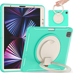 Shockproof TPU + PC Protective Case with 360 Degree Rotation Foldable Handle Grip Holder & Pen Slot, For iPad Pro 12.9 2022 / 2021