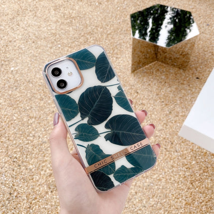 High Translucent Electroplating Flower Pattern TPU + PC Shockproof Case, For iPhone 11 Pro, For iPhone 12 Pro Max, For iPhone 11, For iPhone 11 Pro Max