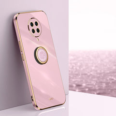XINLI Straight Edge 6D Electroplate TPU Phone Case with Ring Holder, For Xiaomi Redmi K30, For Xiaomi Redmi K30 Pro, For Xiaomi Redmi K40