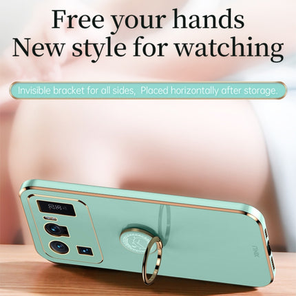 XINLI Straight Edge 6D Electroplate TPU Phone Case with Ring Holder, For Xiaomi Mi 11 Ultra, For Xiaomi Mi 11 Lite, For Xiaomi Redmi K30 Pro