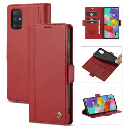 LC.IMEEKE Magnetic Buckle PU + TPU Horizontal Flip Leather Case with Holder & Card Slots & Wallet, For Samsung Galaxy A02s, For Samsung Galaxy A12, For Samsung Galaxy A22 4G, For Samsung Galaxy A22 5G
