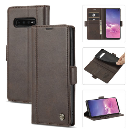 LC.IMEEKE Magnetic Buckle PU + TPU Horizontal Flip Leather Case with Holder & Card Slots & Wallet, For Samsung Galaxy S9+, For Samsung Galaxy S10, For Samsung Galaxy S10+, For Samsung Galaxy S20