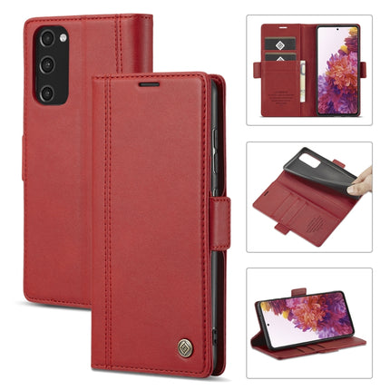 LC.IMEEKE Magnetic Buckle PU + TPU Horizontal Flip Leather Case with Holder & Card Slots & Wallet, For Samsung Galaxy S20+, For Samsung Galaxy S20 FE, For Samsung Galaxy S21 5G, For Samsung Galaxy S21+ 5G
