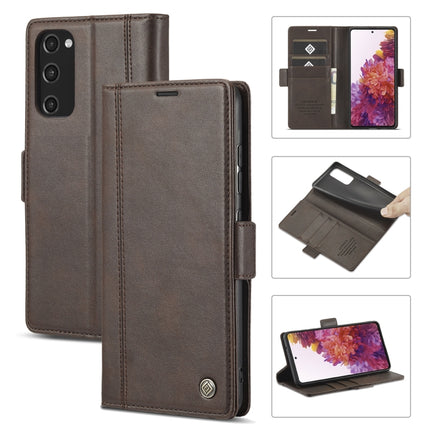 LC.IMEEKE Magnetic Buckle PU + TPU Horizontal Flip Leather Case with Holder & Card Slots & Wallet, For Samsung Galaxy S20+, For Samsung Galaxy S20 FE, For Samsung Galaxy S21 5G, For Samsung Galaxy S21+ 5G