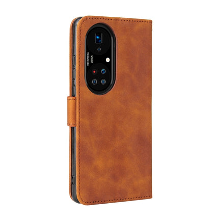Solid Color Skin Feel Magnetic Buckle Horizontal Flip Calf Texture PU Leather Case with Holder & Card Slots & Wallet, For Huawei P50, For Huawei P50 Pro