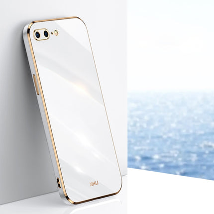 XINLI Straight Edge 6D Electroplate TPU Phone Case, For iPhone XS Max, For iPhone 8 Plus / 7 Plus, For iPhone 12 Pro