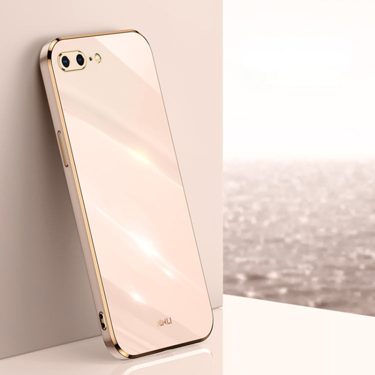 XINLI Straight Edge 6D Electroplate TPU Phone Case, For iPhone XS Max, For iPhone 8 Plus / 7 Plus, For iPhone 12 Pro
