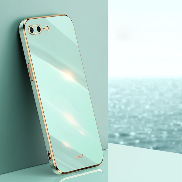 XINLI Straight Edge 6D Electroplate TPU Phone Case, For iPhone XS Max, For iPhone 8 Plus / 7 Plus, For iPhone 12 Pro
