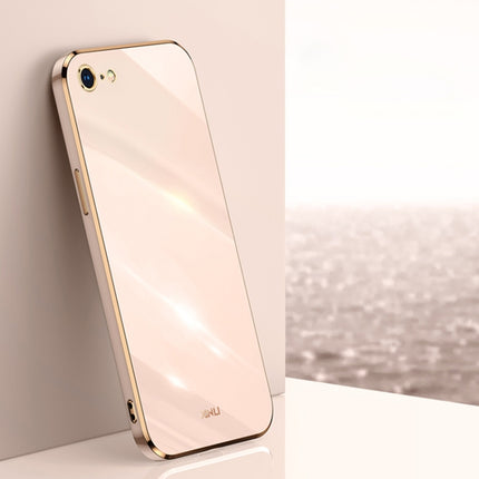 XINLI Straight Edge 6D Electroplate TPU Phone Case, For iPhone 6 / 6s, For iPhone 6 Plus / 6s Plus, For iPhone SE 2022 / SE 2020 / 8 / 7