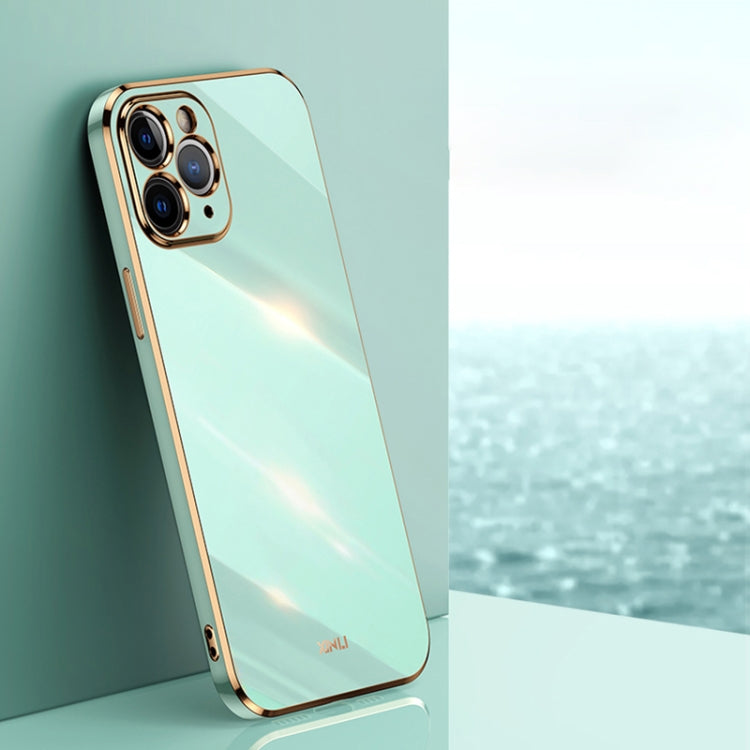 XINLI Straight Edge 6D Galvanisierte TPU-Telefonhülle, Für iPhone 11, Für iPhone 11 Pro, Für iPhone 11 Pro Max, Für iPhone 12