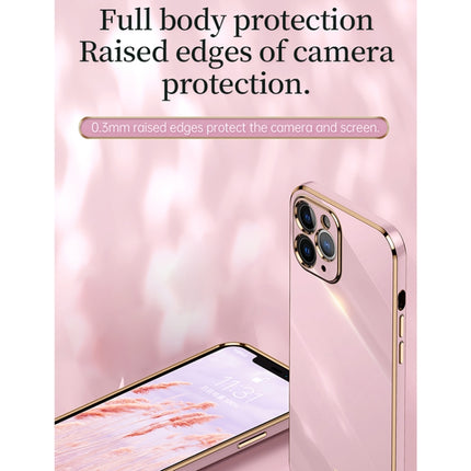 XINLI Straight Edge 6D Electroplate TPU Phone Case, For iPhone 12, For iPhone 12 mini, For iPhone 12 Pro Max