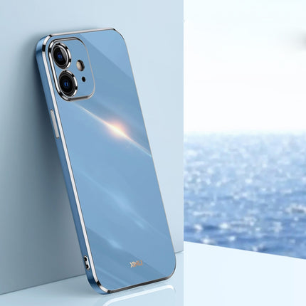 XINLI Straight Edge 6D Electroplate TPU Phone Case, For iPhone 12, For iPhone 12 mini, For iPhone 12 Pro Max
