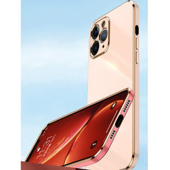 XINLI Straight Edge 6D Galvanisierte TPU-Telefonhülle, Für iPhone 12 Mini, Für iPhone 12 Pro, Für iPhone 12 Pro Max, Für iPhone X