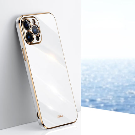 XINLI Straight Edge 6D Electroplate TPU Phone Case, For iPhone XS Max, For iPhone 8 Plus / 7 Plus, For iPhone 12 Pro