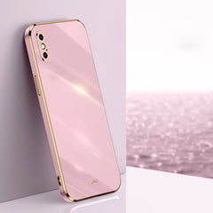 XINLI Straight Edge 6D Galvanisierte TPU-Telefonhülle, Für iPhone 12 Mini, Für iPhone 12 Pro, Für iPhone 12 Pro Max, Für iPhone X