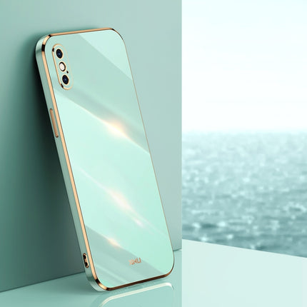 XINLI Straight Edge 6D Electroplate TPU Phone Case, For iPhone X, For iPhone XR, For iPhone XS