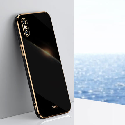 XINLI Straight Edge 6D Electroplate TPU Phone Case, For iPhone XS Max, For iPhone 8 Plus / 7 Plus, For iPhone 12 Pro