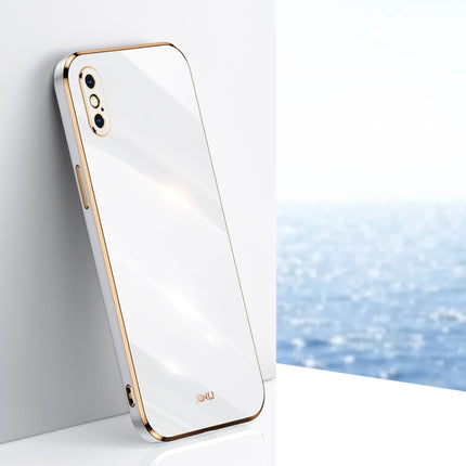 XINLI Straight Edge 6D Electroplate TPU Phone Case, For iPhone XS Max, For iPhone 8 Plus / 7 Plus, For iPhone 12 Pro
