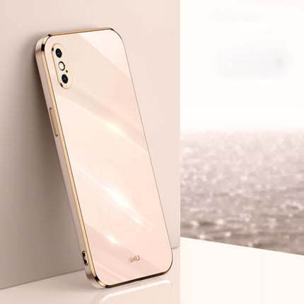 XINLI Straight Edge 6D Electroplate TPU Phone Case, For iPhone XS Max, For iPhone 8 Plus / 7 Plus, For iPhone 12 Pro