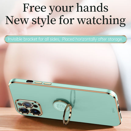 XINLI - Funda de TPU con borde recto y soporte para anillo, galvanizada 6D, para iPhone XR, iPhone XS, iPhone XS Max
