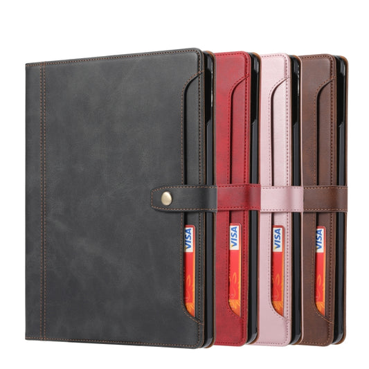 Calf Texture Double Fold Clasp Horizontal Flip Leather Case with Photo Frame & Holder & Card Slots & Wallet, For iPad Pro 11 inch 2022/2021/2020, For iPad Pro 12.9 inch 2022/2021/2020, For iPad Air 13 2024 / iPad Pro 12.9 inch 2022/2021/2020