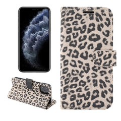 Leopard Pattern Horizontal Flip PC + PU Leather Case with Holder & Card Slots & Wallet, For iPhone 13 mini, For iPhone 13, For iPhone 13 Pro, For iPhone 13 Pro Max