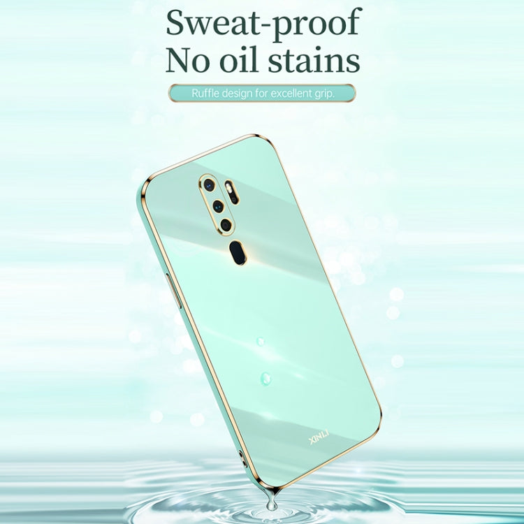 XINLI Straight Edge 6D Electroplate TPU Phone Case, For OPPO A9 2020 / A11x, For OPPO A15, For OPPO A52