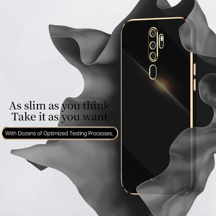 XINLI Straight Edge 6D Electroplate TPU Phone Case, For OPPO A9 2020 / A11x, For OPPO A15, For OPPO A52