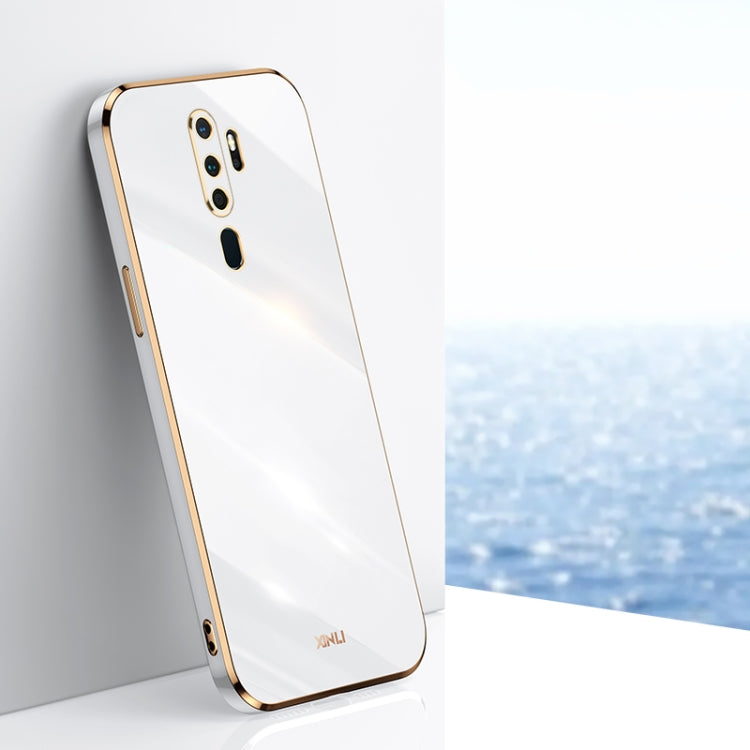 XINLI Straight Edge 6D Electroplate TPU Phone Case, For OPPO A9 2020 / A11x, For OPPO A15, For OPPO A52