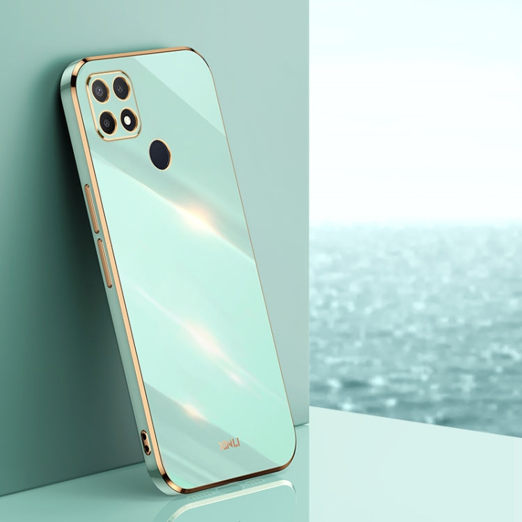 XINLI Straight Edge 6D Electroplate TPU Phone Case, For OPPO A9 2020 / A11x, For OPPO A15, For OPPO A52