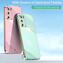 XINLI Straight Edge 6D Electroplate TPU Phone Case, For OPPO A55 5G, For OPPO A72, For OPPO A91
