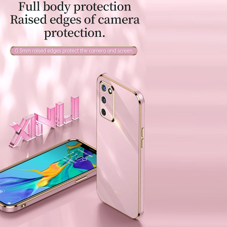 XINLI Straight Edge 6D Electroplate TPU Phone Case, For OPPO A55 5G, For OPPO A72, For OPPO A91
