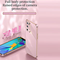 XINLI Straight Edge 6D Electroplate TPU Phone Case, For OPPO A55 5G, For OPPO A72, For OPPO A91