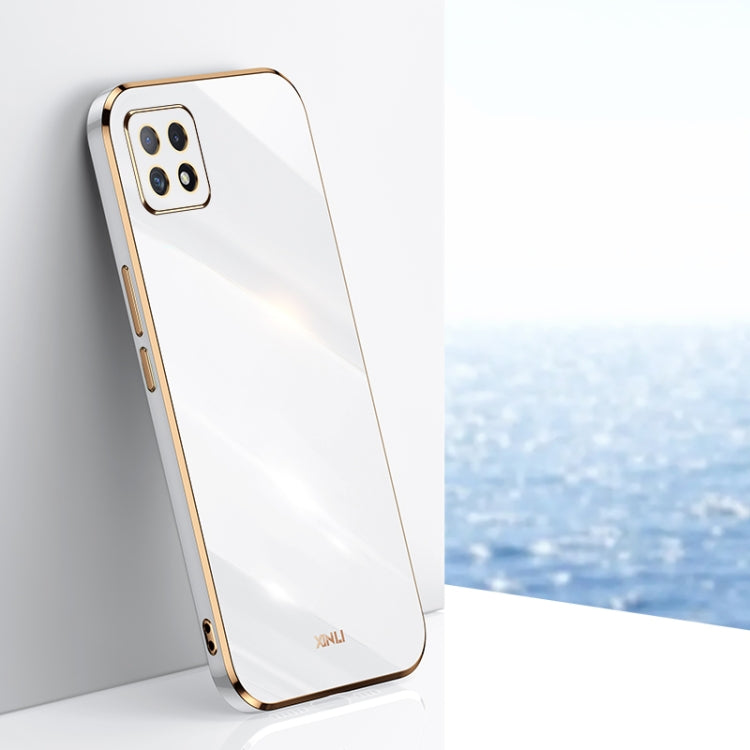 XINLI Straight Edge 6D Electroplate TPU Phone Case, For OPPO A55 5G, For OPPO A72, For OPPO A91