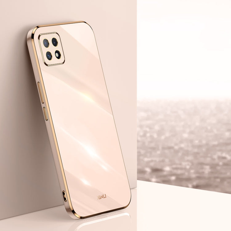 XINLI Straight Edge 6D Electroplate TPU Phone Case, For OPPO A55 5G, For OPPO A72, For OPPO A91