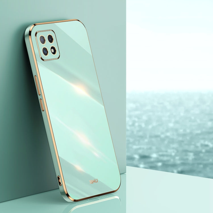 XINLI Straight Edge 6D Electroplate TPU Phone Case, For OPPO A55 5G, For OPPO A72, For OPPO A91