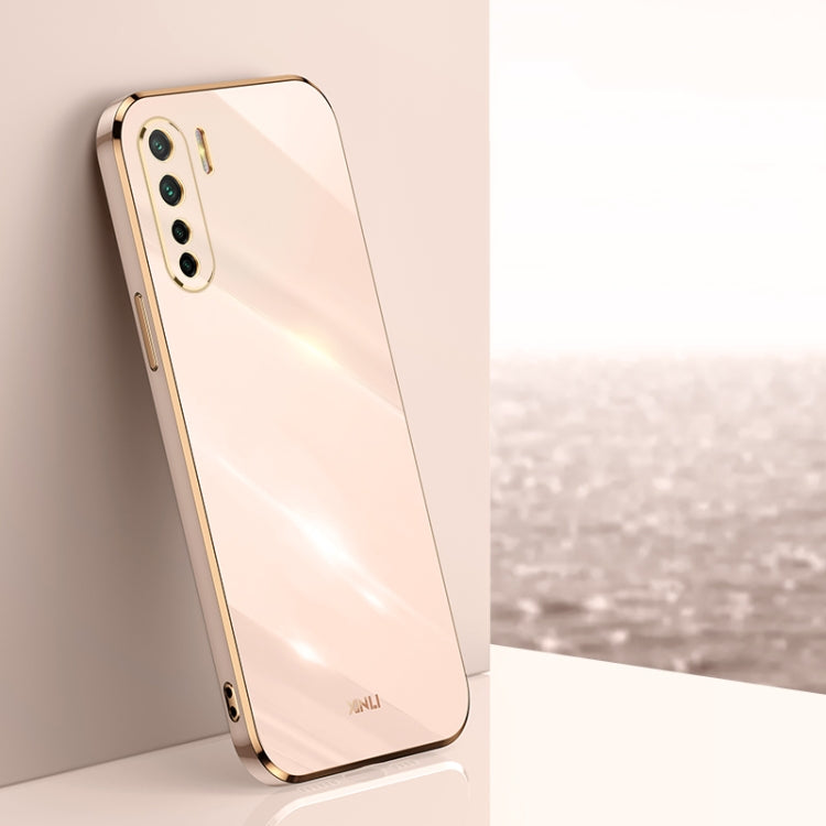 XINLI Straight Edge 6D Electroplate TPU Phone Case, For OPPO A55 5G, For OPPO A72, For OPPO A91