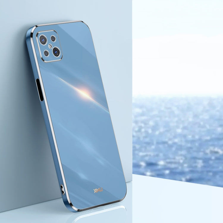 XINLI Straight Edge 6D Electroplate TPU Phone Case, For OPPO A92s, For OPPO A93, For OPPO F11