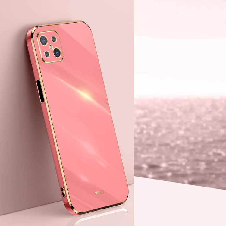 XINLI Straight Edge 6D Electroplate TPU Phone Case, For OPPO A92s, For OPPO A93, For OPPO F11