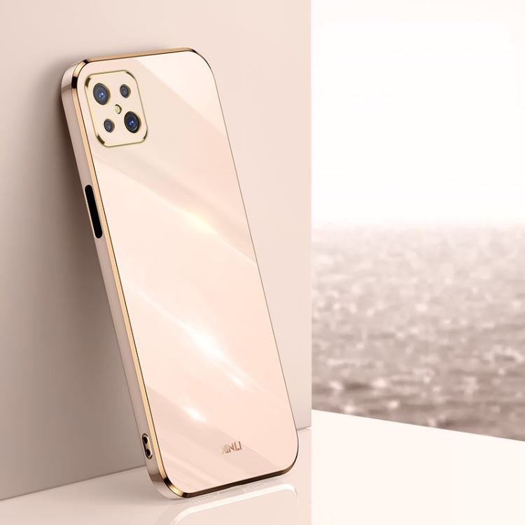 XINLI Straight Edge 6D Electroplate TPU Phone Case, For OPPO A92s, For OPPO A93, For OPPO F11