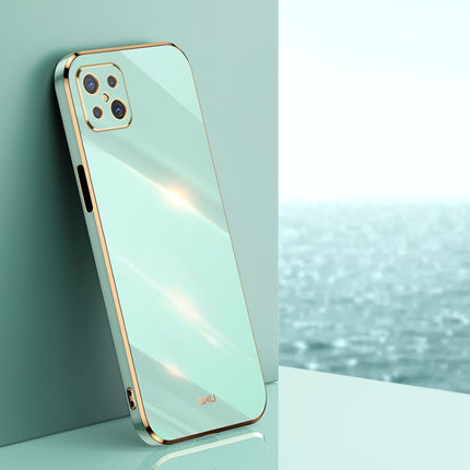 XINLI Straight Edge 6D Electroplate TPU Phone Case, For OPPO A92s, For OPPO A93, For OPPO F11
