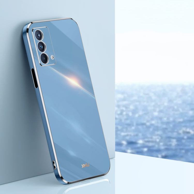 XINLI Straight Edge 6D Electroplate TPU Phone Case, For OPPO A92s, For OPPO A93, For OPPO F11