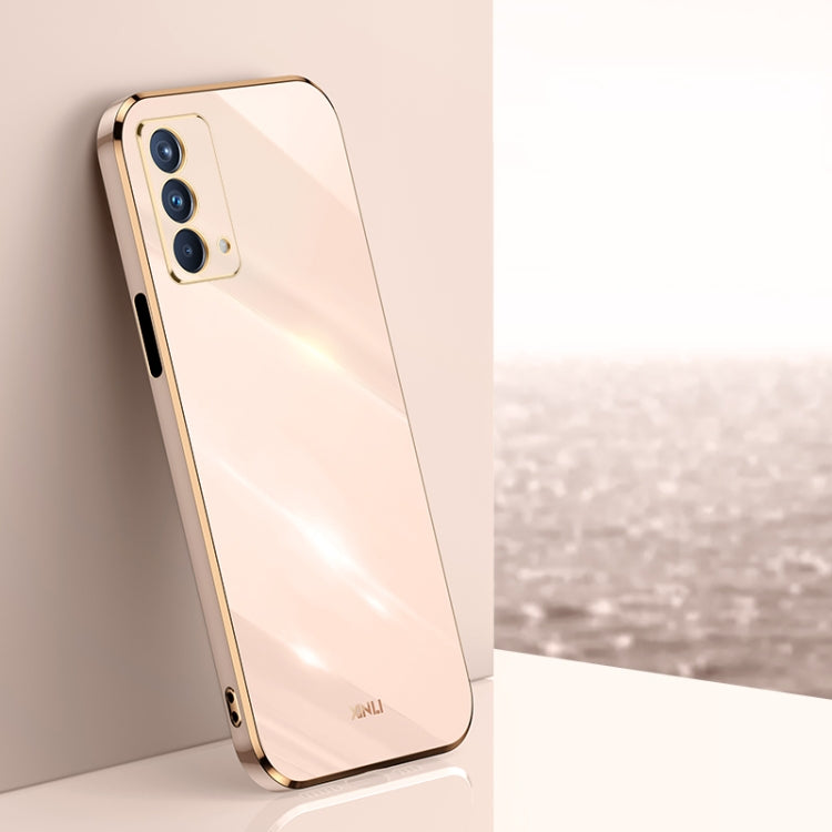 XINLI Straight Edge 6D Electroplate TPU Phone Case, For OPPO A92s, For OPPO A93, For OPPO F11