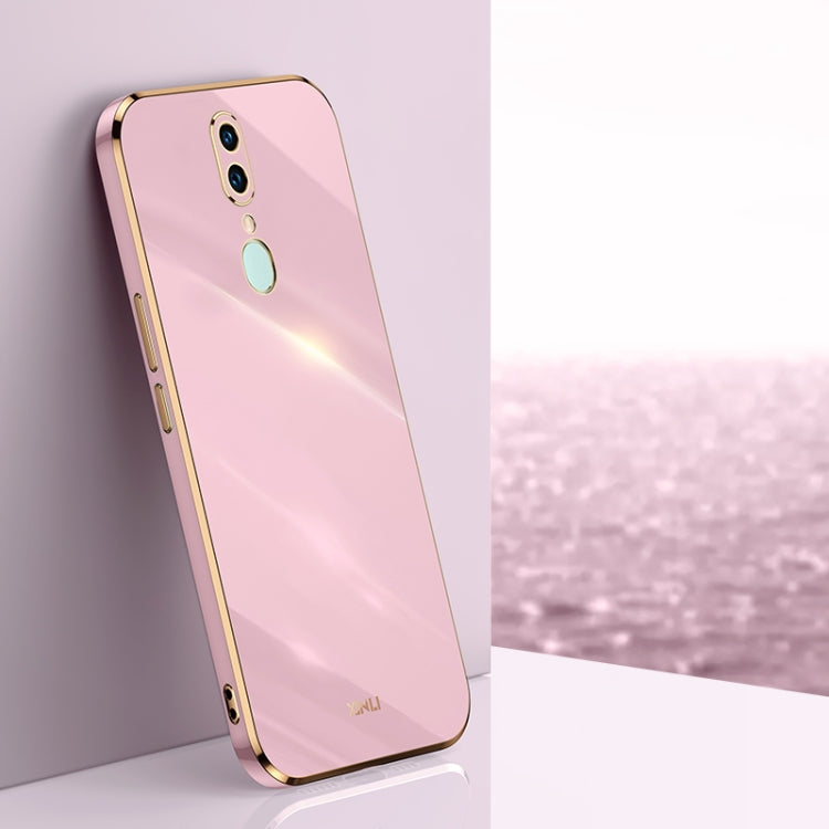 XINLI Straight Edge 6D Electroplate TPU Phone Case, For OPPO A92s, For OPPO A93, For OPPO F11