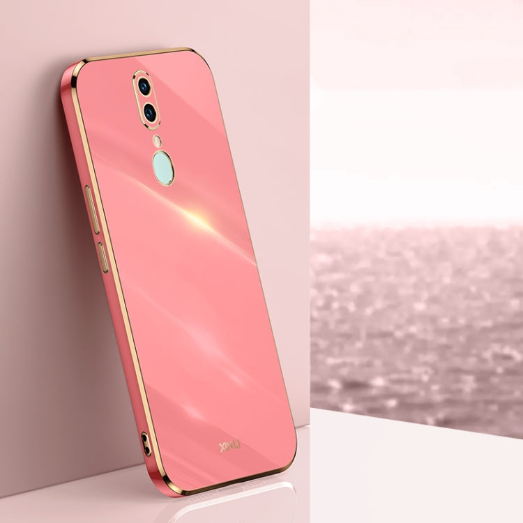 XINLI Straight Edge 6D Electroplate TPU Phone Case, For OPPO A92s, For OPPO A93, For OPPO F11
